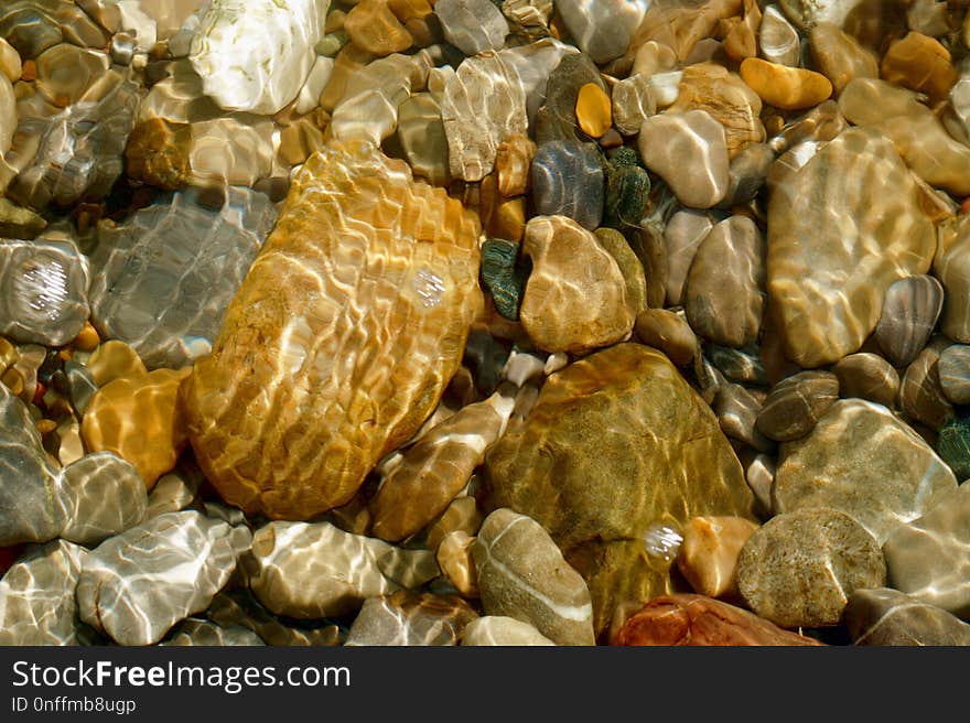 Rock, Pebble, Material