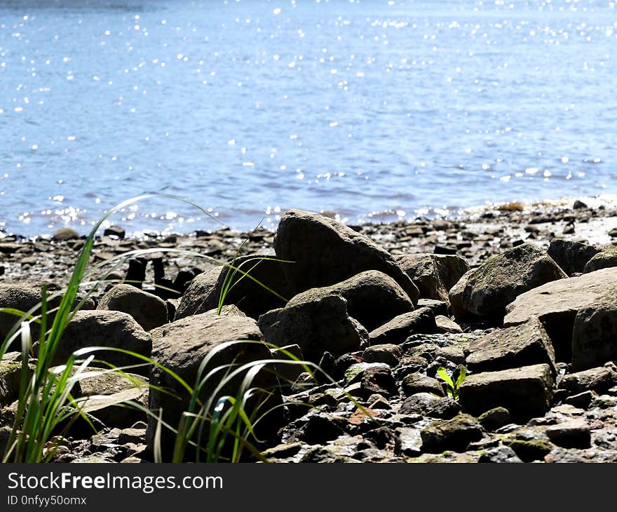 Shore, Rock, Water, Sea