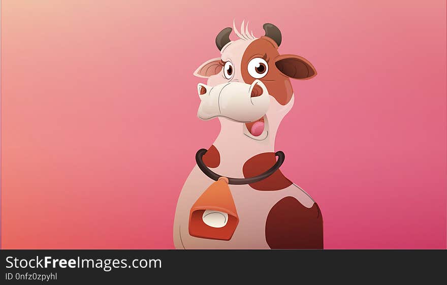 Cartoon, Pink, Giraffidae, Giraffe