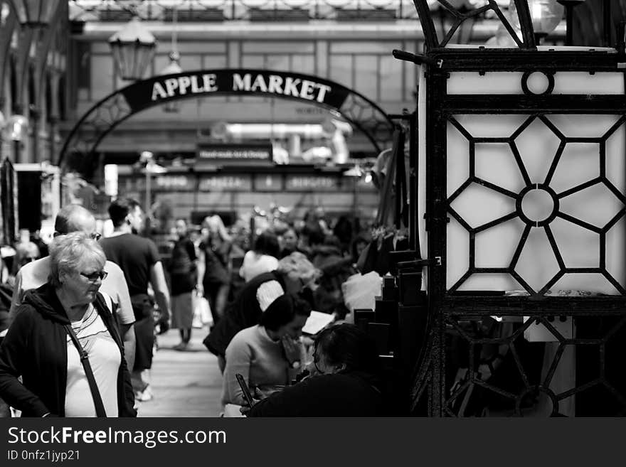 Black And White, Public Space, Monochrome Photography, Photography