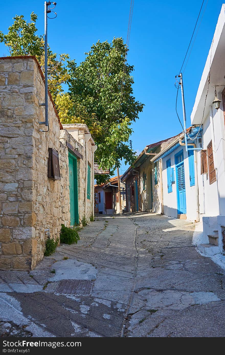 Sky, Town, Neighbourhood, Alley