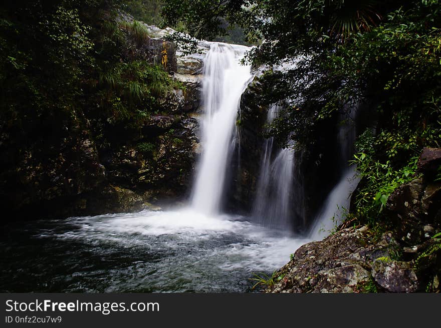 Waterfall, Water, Nature, Body Of Water