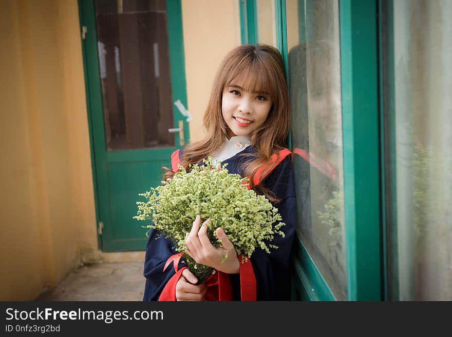 Flower, Girl, Beauty, Lady