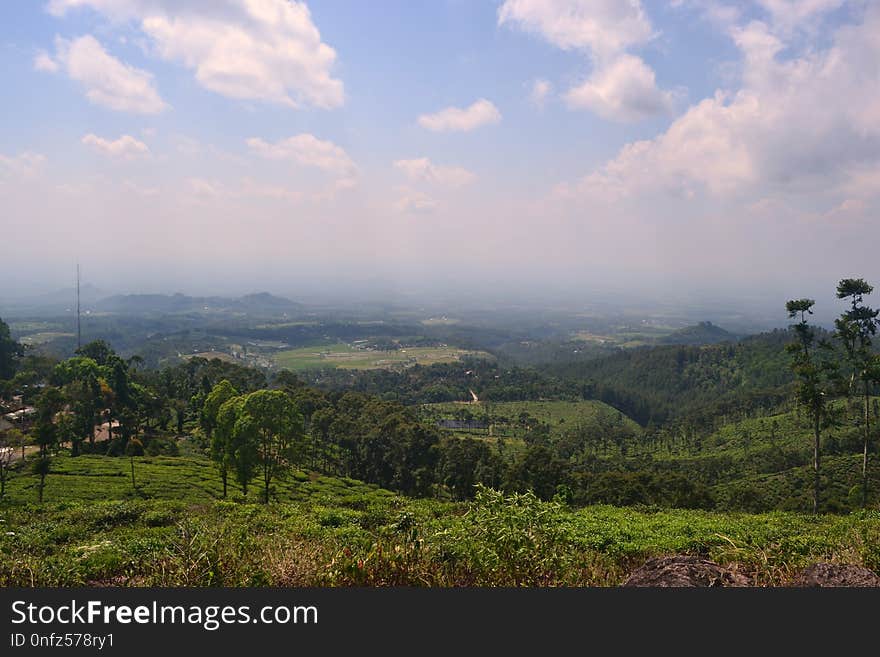 Vegetation, Sky, Highland, Hill Station