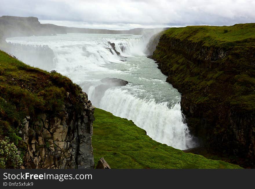 Waterfall, Body Of Water, Water, Water Feature