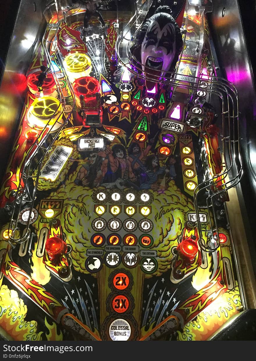 Technology, Arcade Game, Electronic Device, Pinball