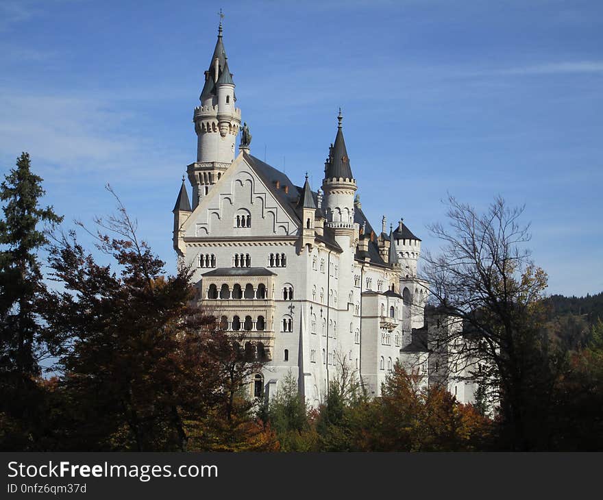 Château, Landmark, Medieval Architecture, Building