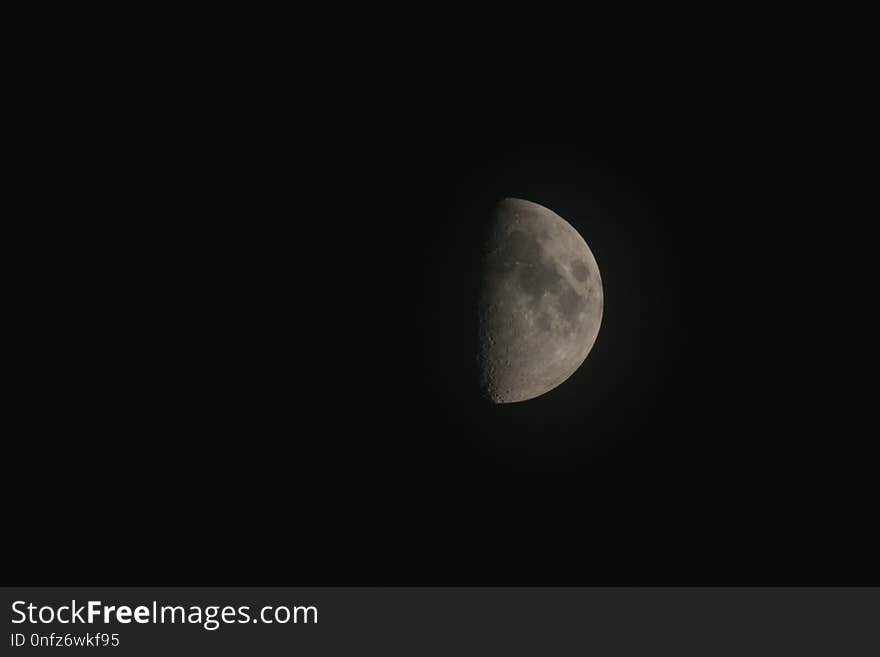 Moon, Atmosphere, Astronomical Object, Sky