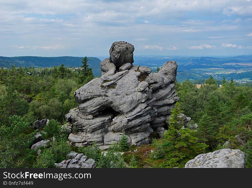 Rock, Wilderness, Mountain, Sky