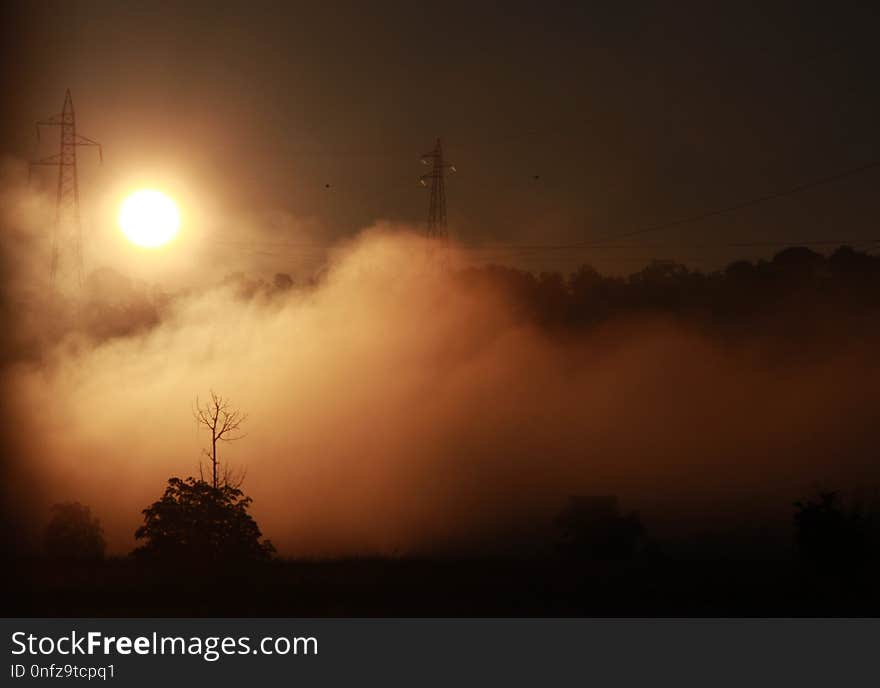 Sky, Atmosphere, Mist, Morning