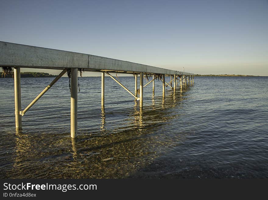 Water, Sea, Pier, Sky