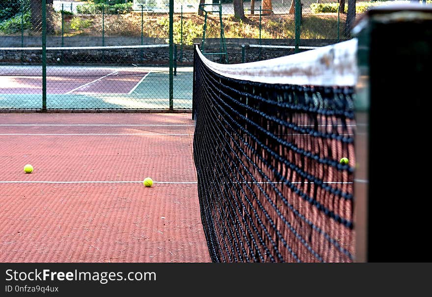 Sport Venue, Net, Structure, Tennis Court