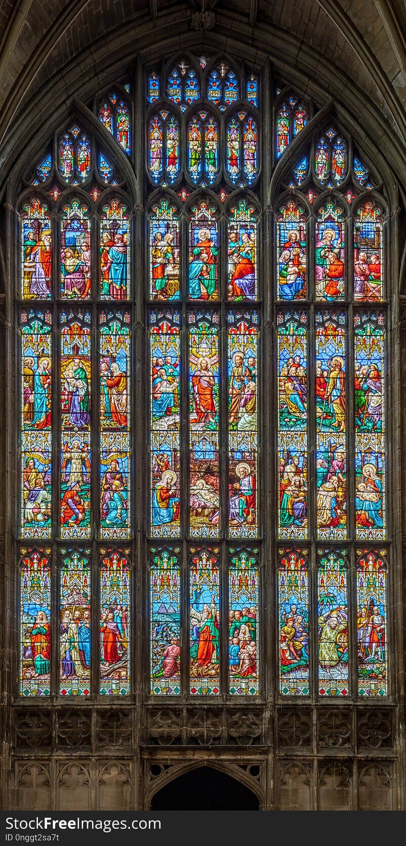 Stained Glass, Glass, Window, Gothic Architecture