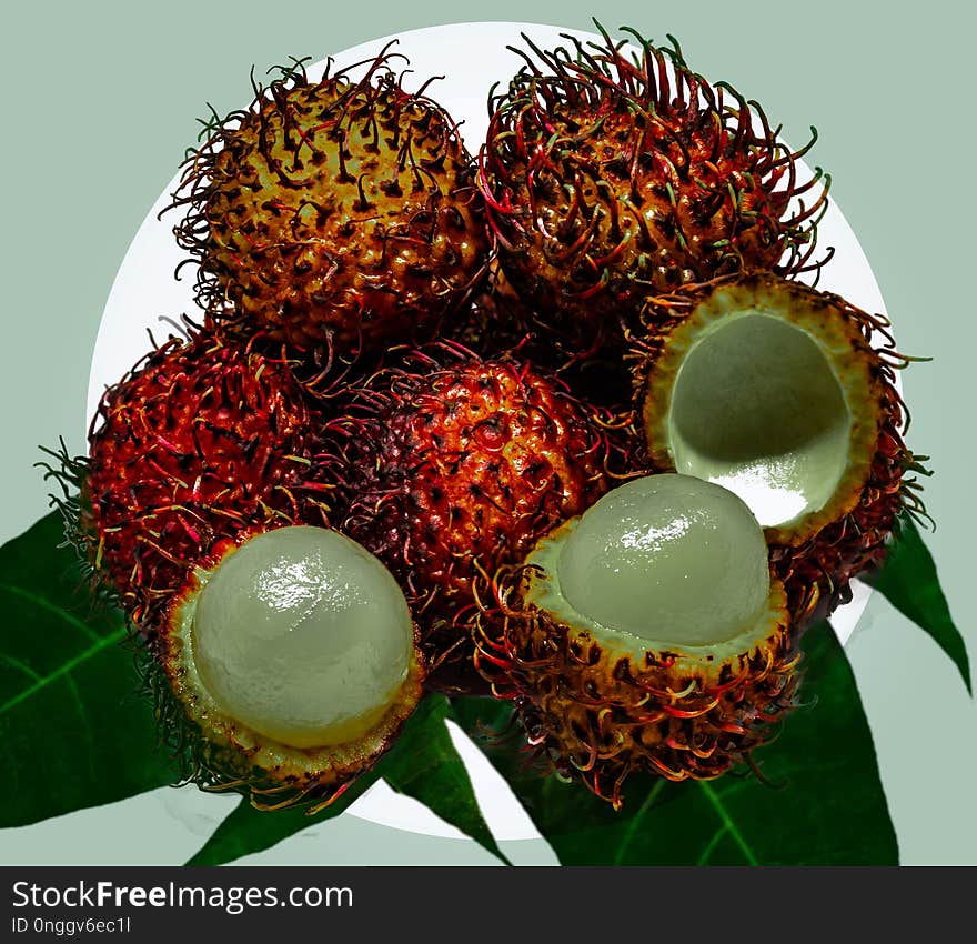 Fruit, Rambutan, Soapberry Family, Produce