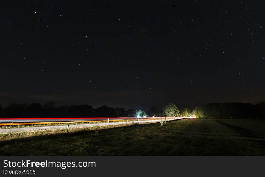 Sky, Night, Atmosphere, Infrastructure