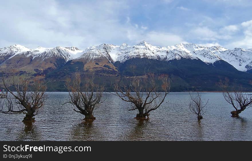 Mountain, Mountainous Landforms, Mountain Range, Lake