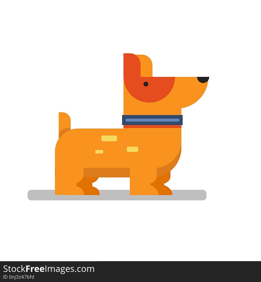 Dog Like Mammal, Orange, Product, Font