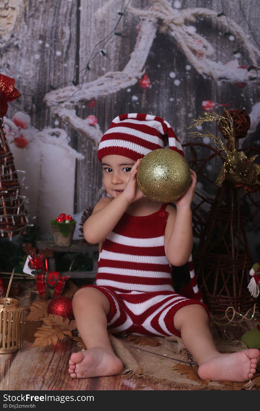 Christmas, Christmas Decoration, Girl, Headgear