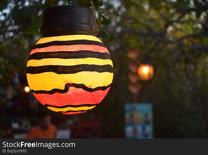 Yellow, Lighting, Pumpkin, Lantern