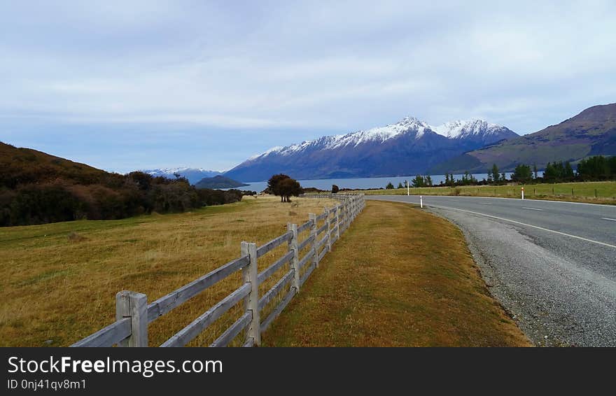 Road, Highland, Mountainous Landforms, Sky