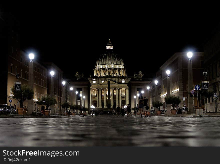 Night, Landmark, City, Metropolis