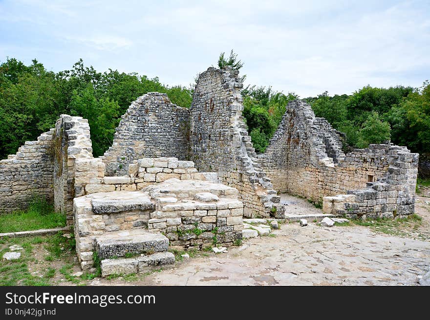 Ruins, Historic Site, Ancient History, Archaeological Site