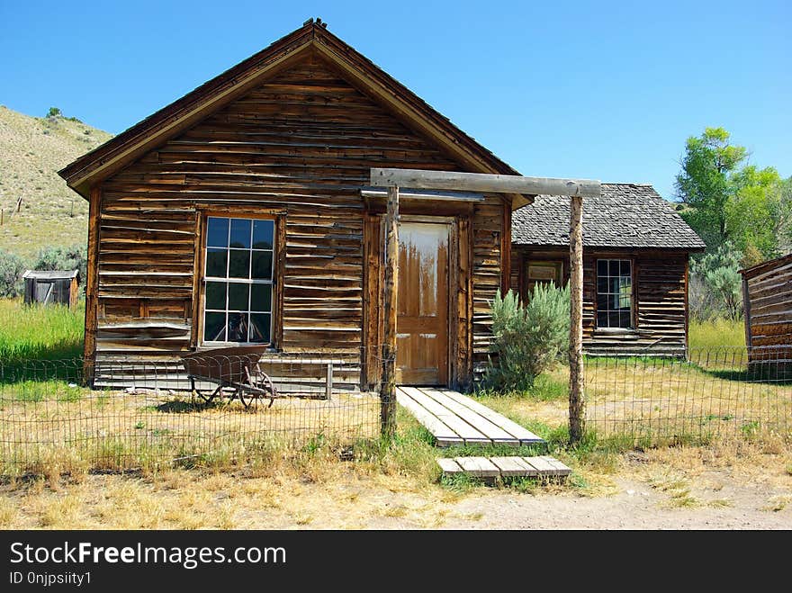 Property, House, Log Cabin, Cottage