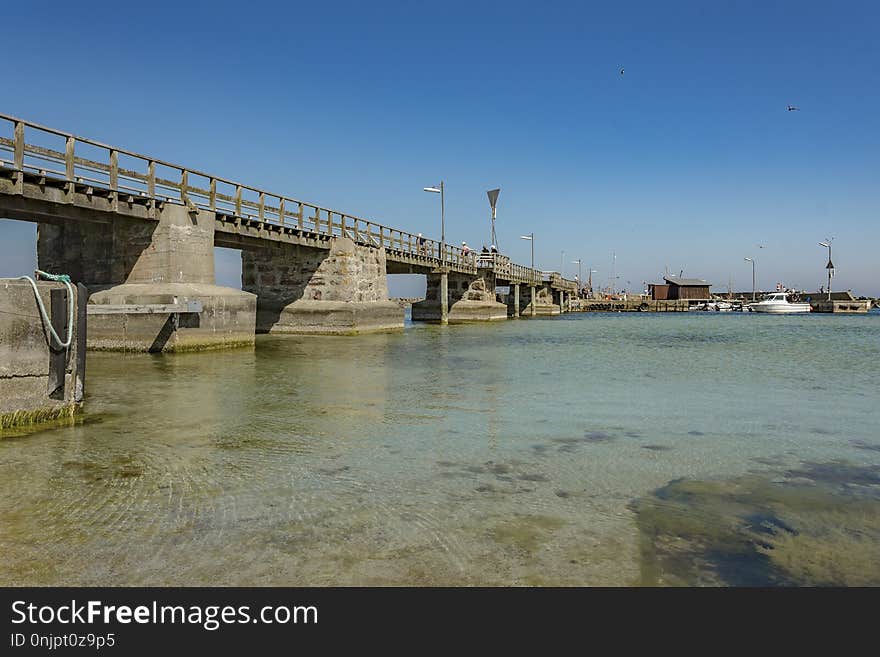 Bridge, Waterway, River, Water