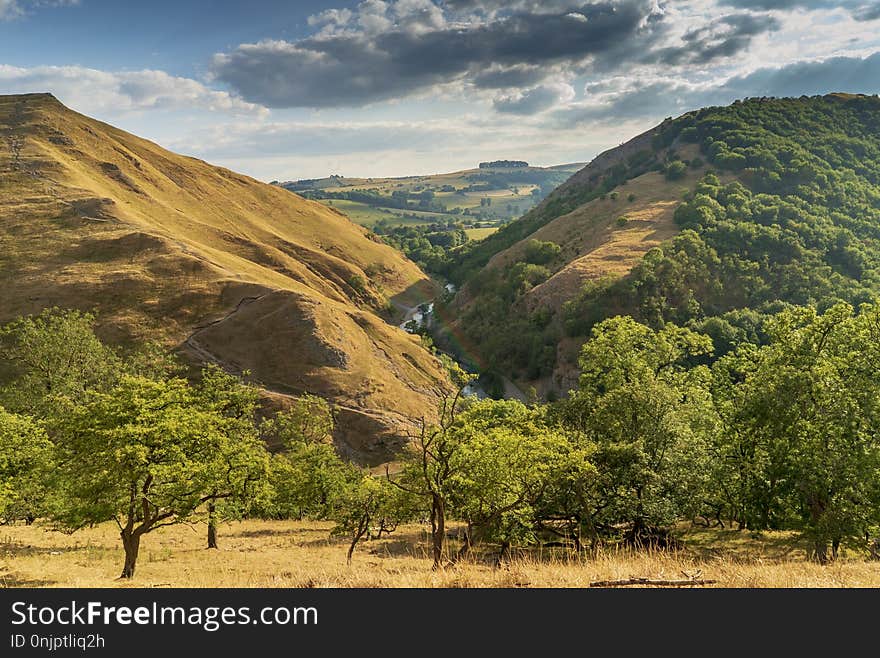 Highland, Hill, Sky, Mountainous Landforms