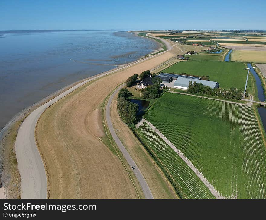 Waterway, Aerial Photography, Bird's Eye View, Water Resources