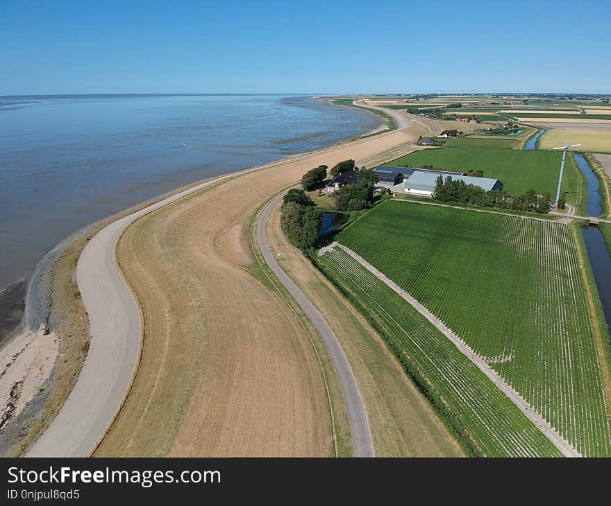 Waterway, Coast, Aerial Photography, Water Resources