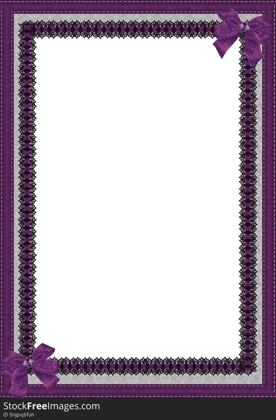 Purple, Violet, Picture Frame, Square