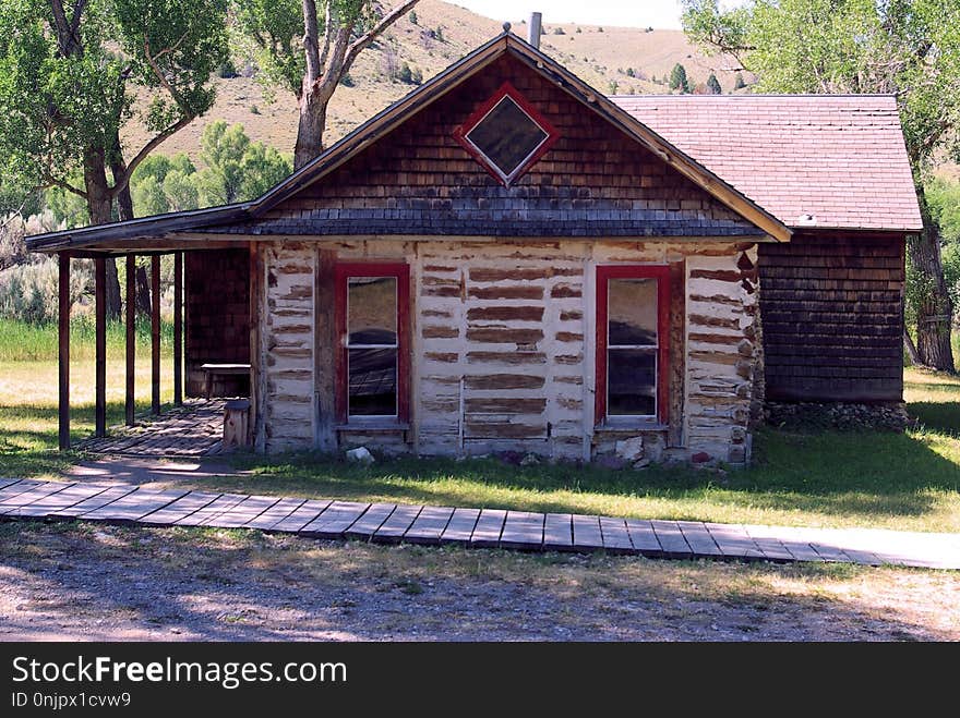 House, Property, Log Cabin, Cottage