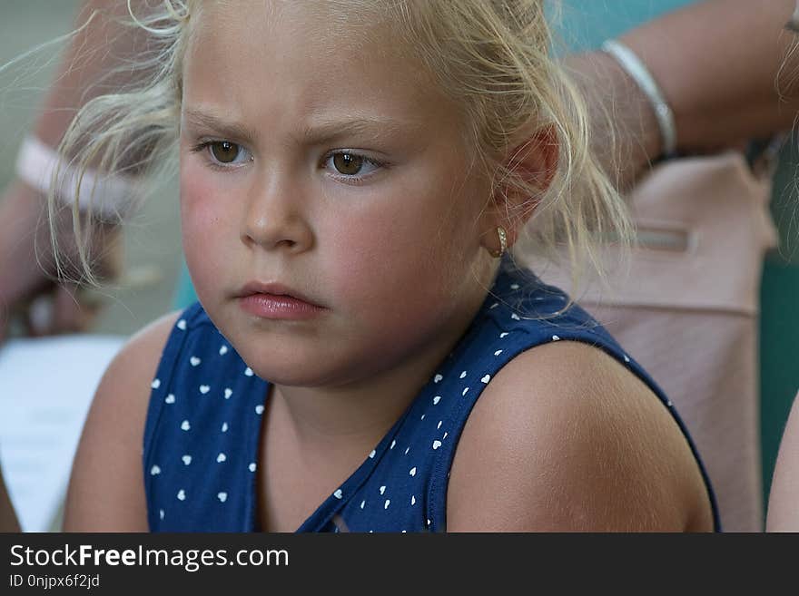 Child, Human Hair Color, Blond, Nose