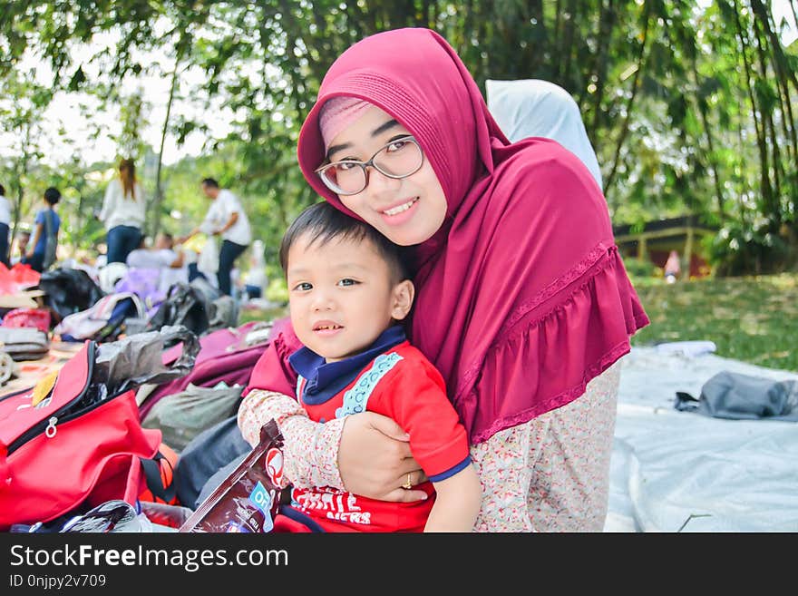 People, Red, Pink, Child