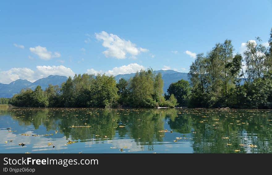 Reflection, Water, Nature, Sky