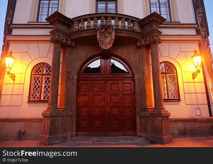 Building, Arch, Door, Facade