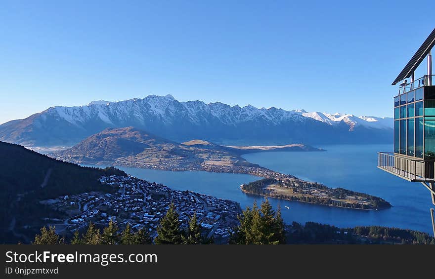 Mountain Range, Sky, Lake, Mountain