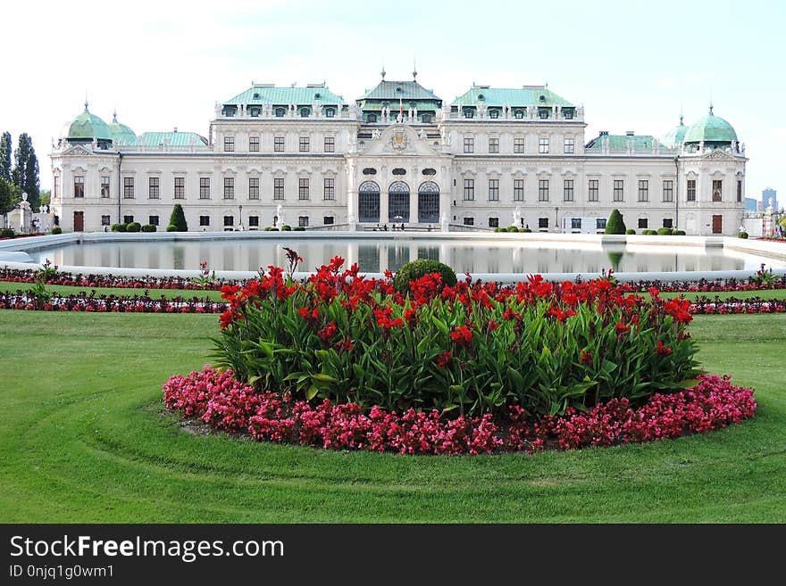 Palace, Garden, Landmark, Estate