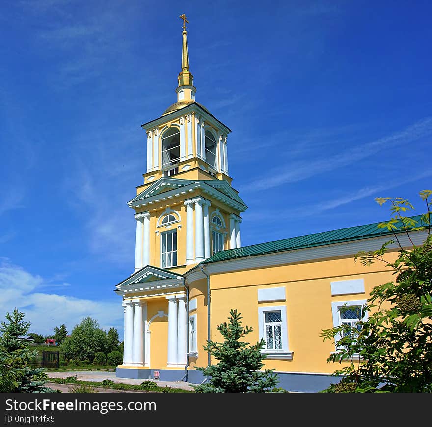 Sky, Steeple, Landmark, Building