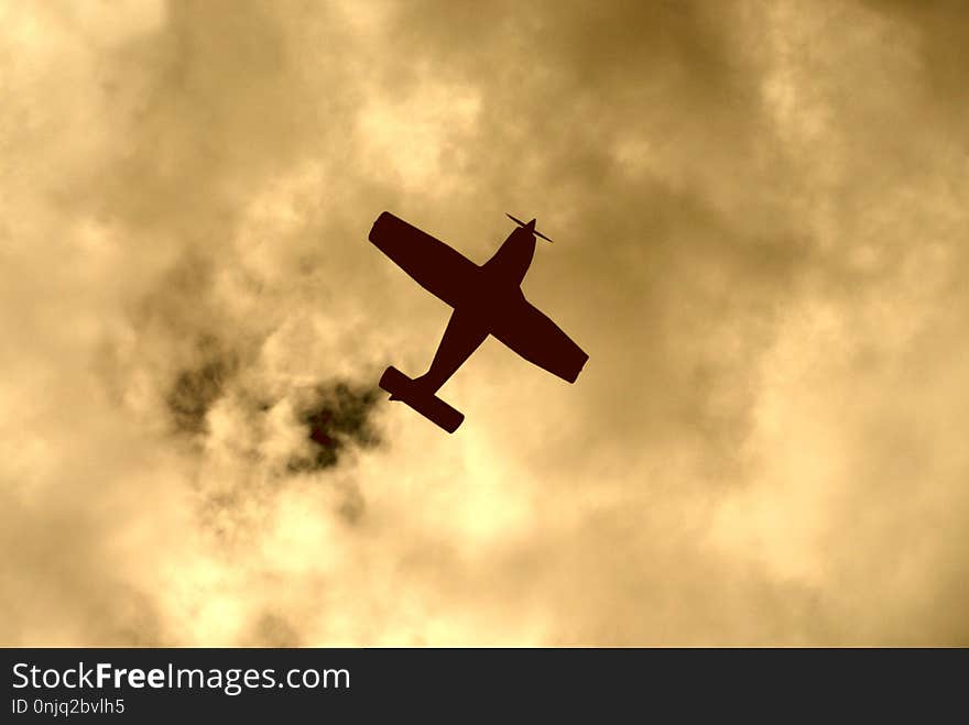 Sky, Cloud, Air Travel, Airplane