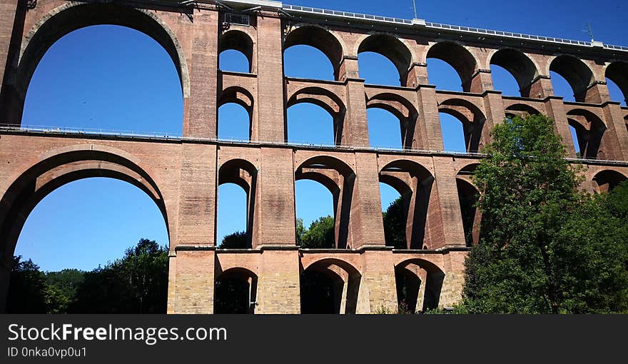 Aqueduct, Historic Site, Landmark, Arch