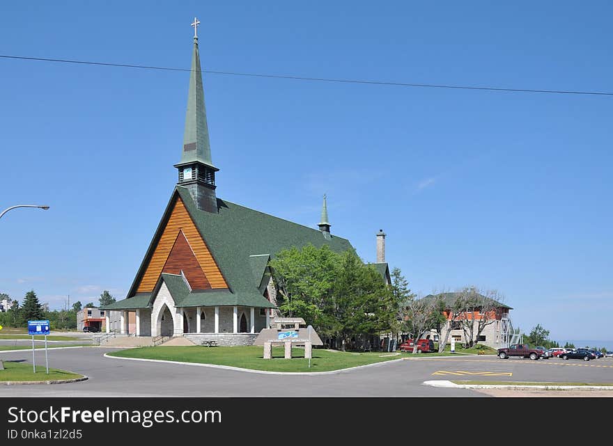 Landmark, Steeple, Sky, Spire