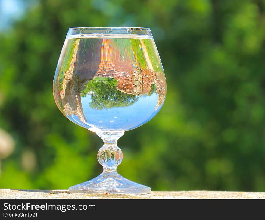 Wine Glass, Glass, Stemware, Water