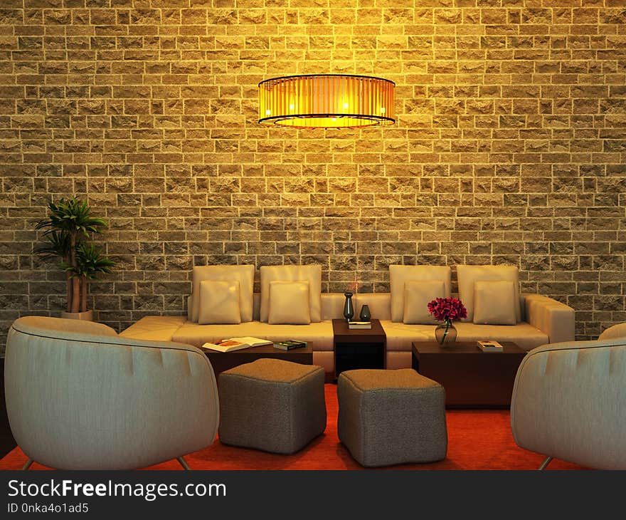 Wall, Interior Design, Living Room, Lighting