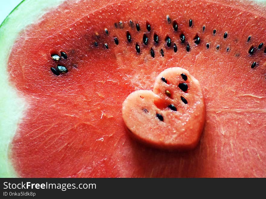 Melon, Watermelon, Close Up, Fruit