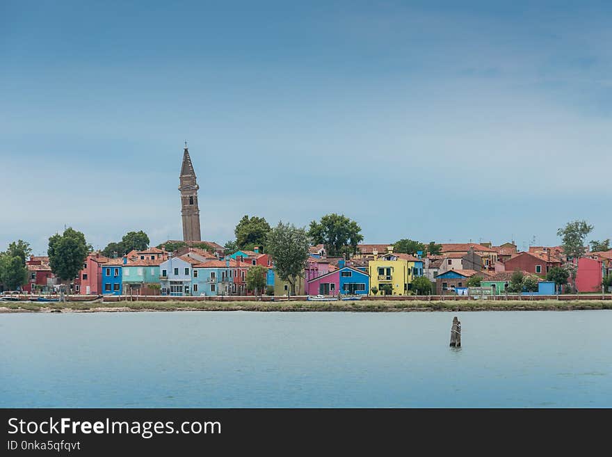 Waterway, Sky, Town, City