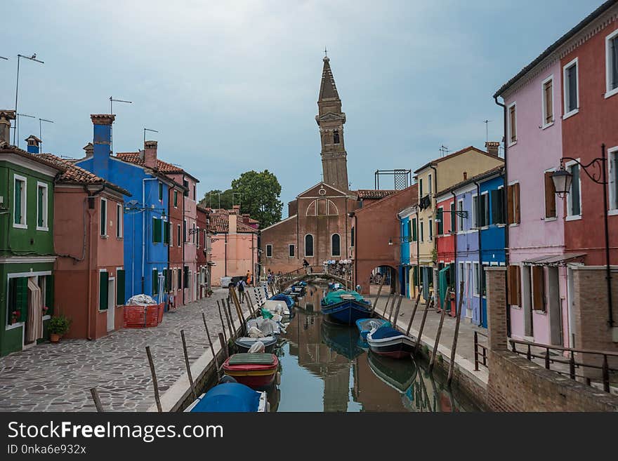 Waterway, Town, Canal, Water