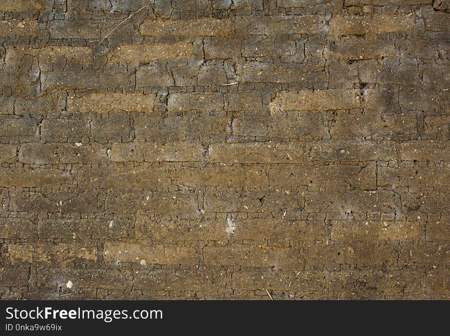 Wall, Stone Wall, Wood, Soil