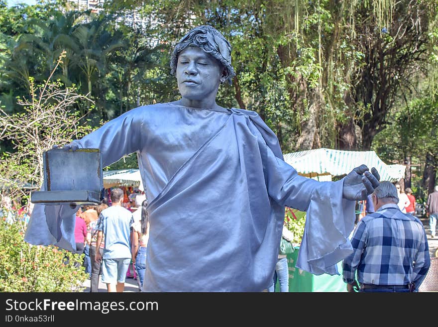 Statue, Monument, Tree, Sculpture